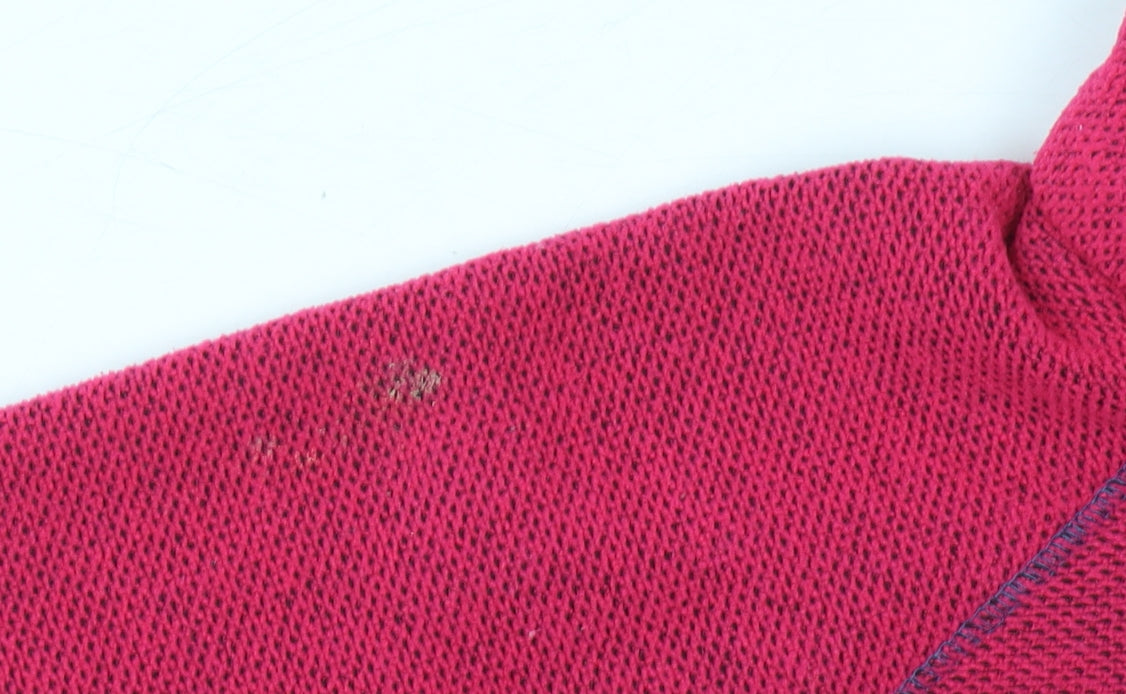 Regatta Women’s Pink 1/2 Zip Fleece Sweatshirt UK 12 Polyester Outdoor
