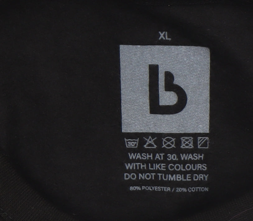 LB Men's Black I Love SR Sausage Rolls Sweatshirt XL Pullover