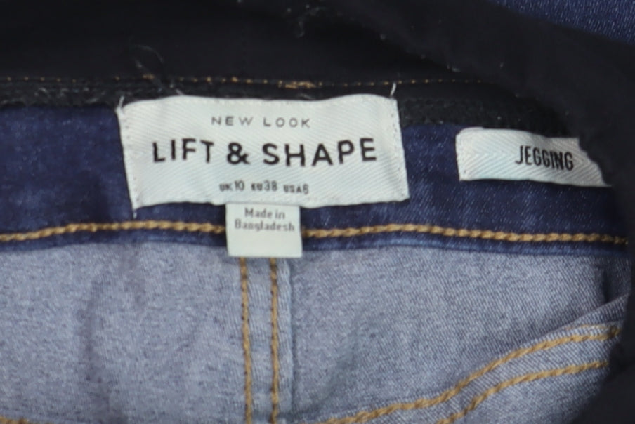 New Look Women Blue Size 10 Maternity Lift & Shape Jegging Jeans