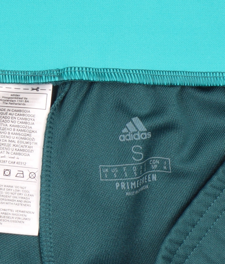 Adidas Men’s Green Slim Fit Joggers S Elastic Waist Tapered Sports Trousers