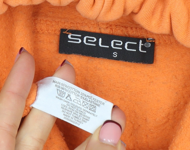 Select Women Orange Be Kind Hoodie Dress Size S Tunic Style