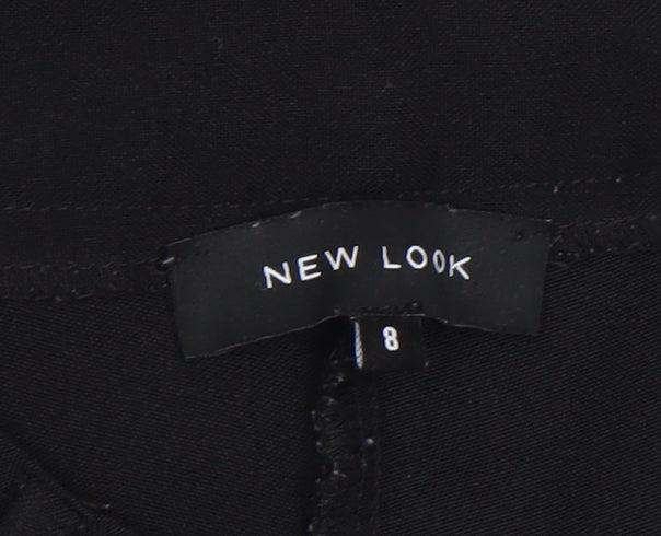 New Look Women's Black Slim Fit Tailored Trousers Size 8