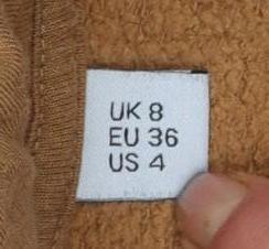 Collusion Women’s Brown Pullover Hoodie UK 8 Cotton Casual Sweatshirt