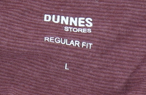 Dunnes Stores Men’s Brown Regular Fit Cotton Polo Shirt L