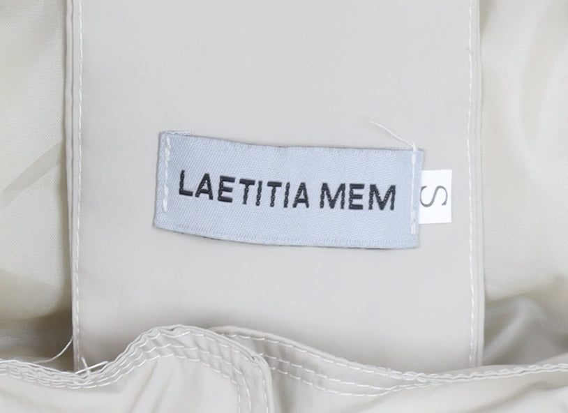 Laetitia Mem Men's Beige Puffer Waistcoat Vest S Regular Fit Outdoor