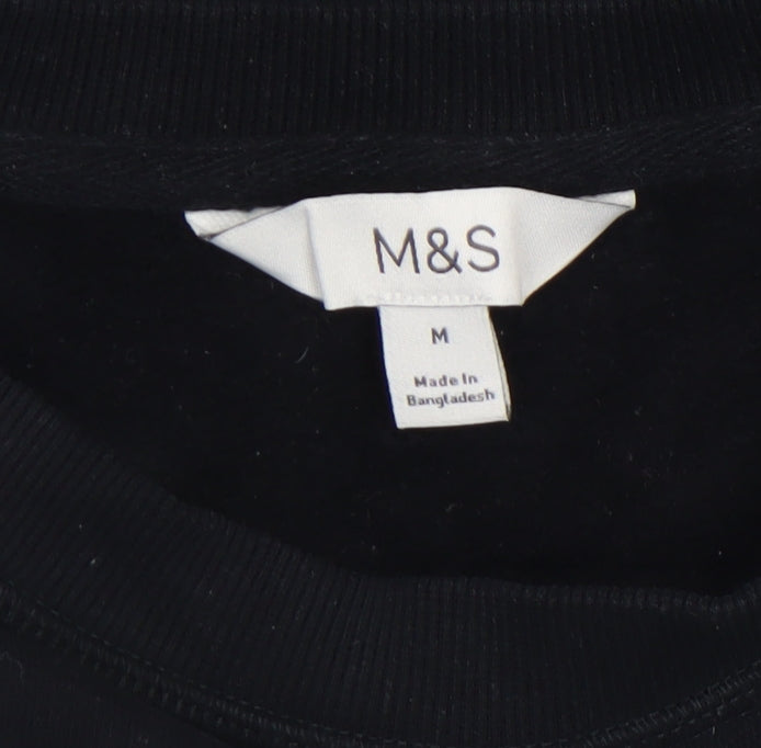 Marks and Spencer Women’s Black Sequin Pullover Sweatshirt M