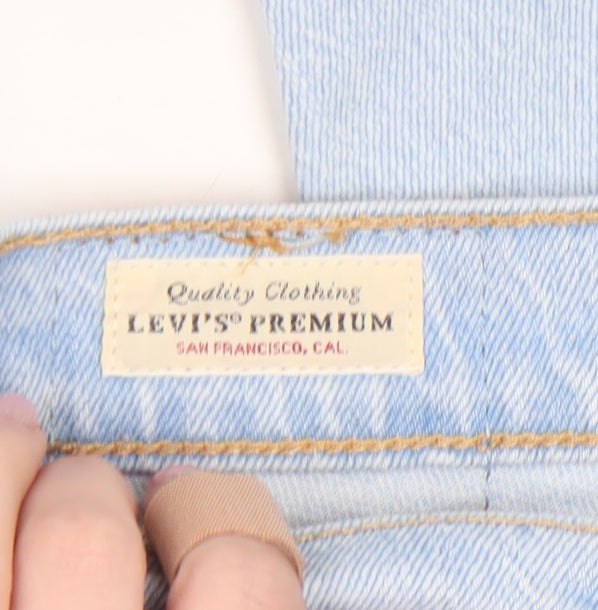 Levi's Premium Women's Blue Straight High Rise Jeans W27 L28