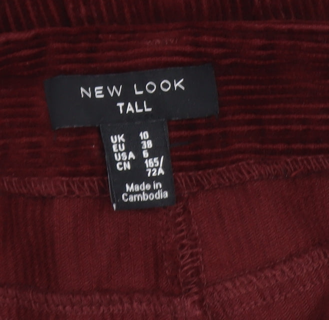 New Look Women’s Brown Corduroy Short Skirt Size 10 Tall