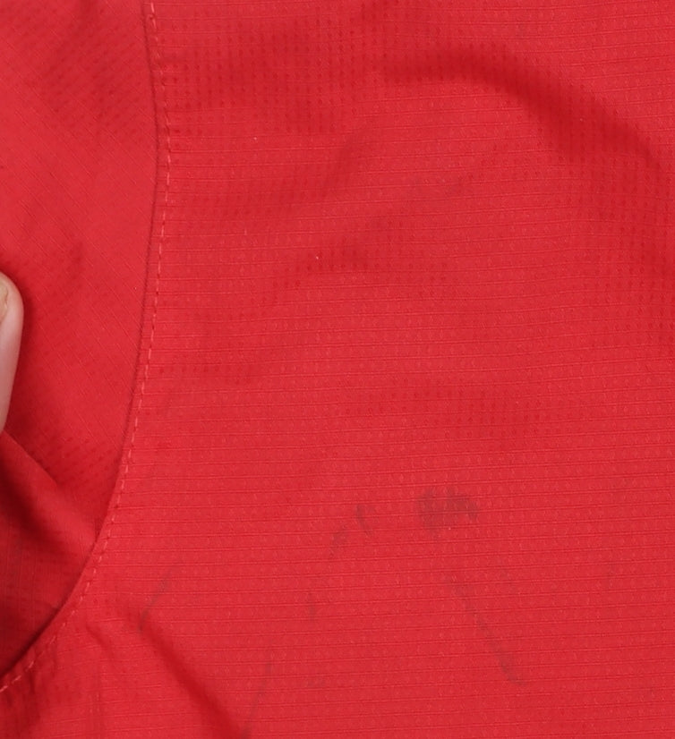 Mountain Warehouse Boys Red Waterproof Hooded Rain Coat Jacket 5-6 Years