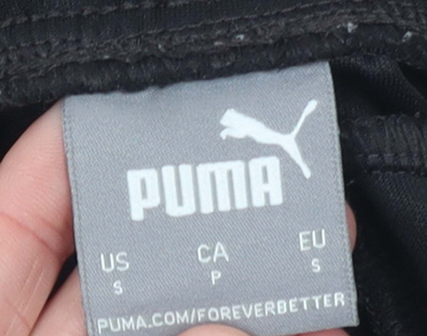 Puma Men's Black Jogger Trousers Size S Sportswear
