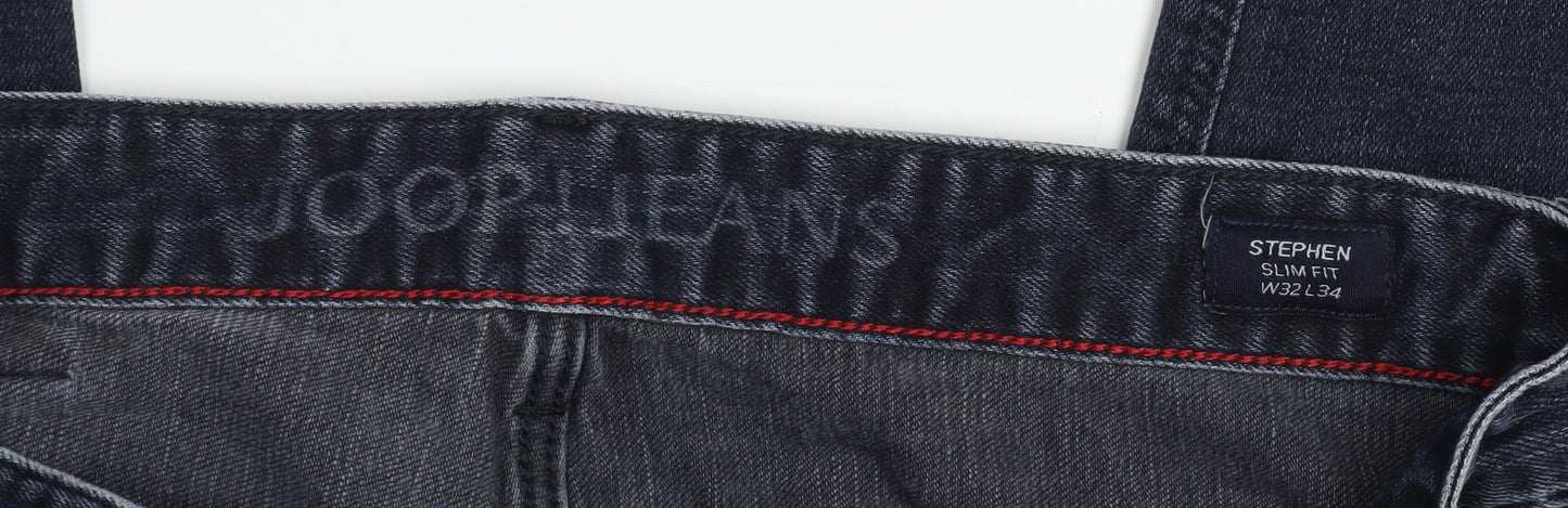 Joop Jeans Men's Blue Slim Fit Stephen Straight Denim Jeans W32 L34