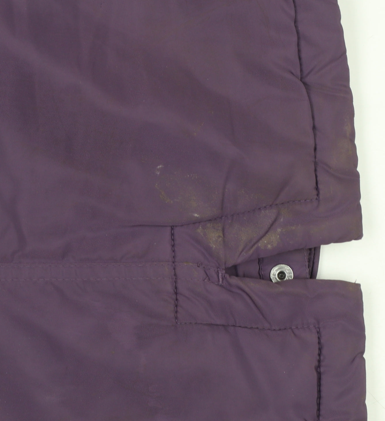 Next Girls Purple Hooded Faux Fur Trim Long Parka Coat Age 8 Years
