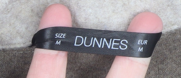 Dunnes Women Beige Wool Blend Button Jacket Size M