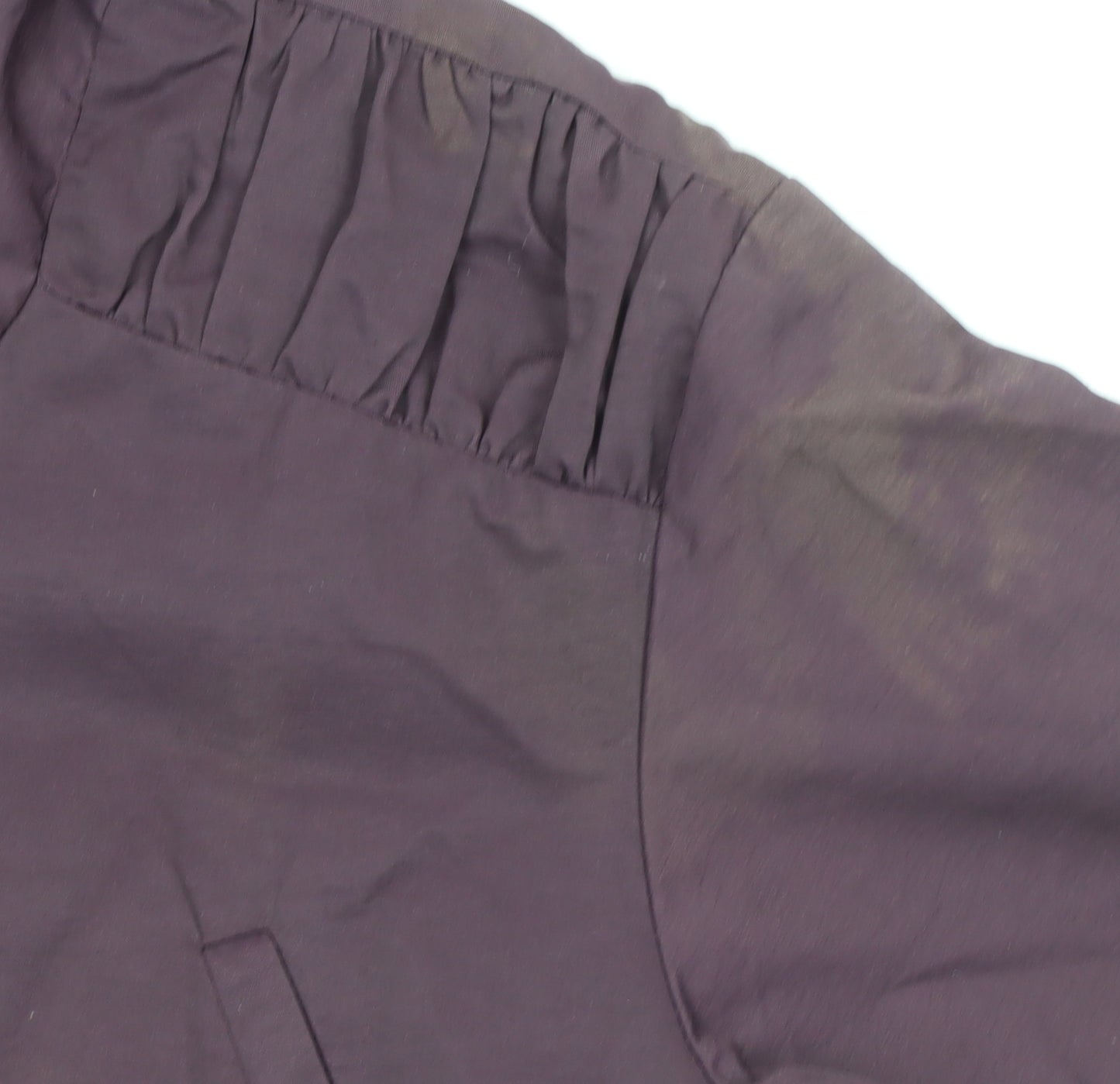 Savida Women's Purple Hooded Mid-Length Parka Coat Size 10