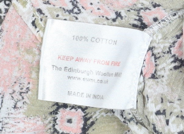 ISLE Essentials Women's Multicoloured Cotton Button-Up Shirt Size 12