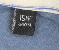 Next Men’s Blue Slim Fit Long Sleeve Button-Up Shirt 15.5in