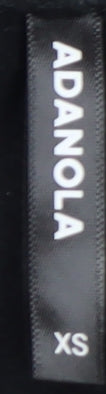 Adanola Men's Black XS Sweatpants Jogger Trousers Fleece Cuffed