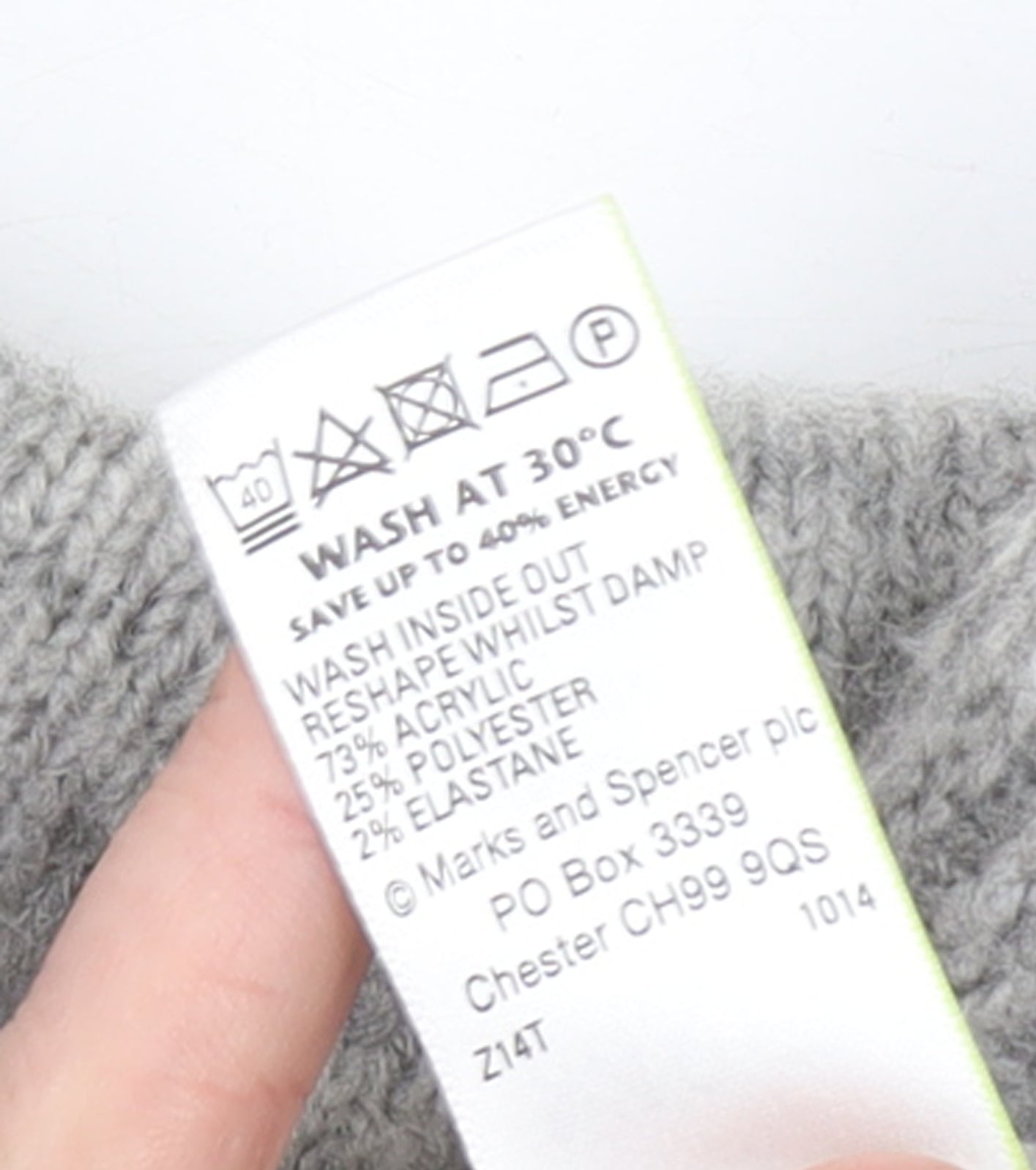 Marks and Spencer Women’s Grey Longline Knit Cardigan Size 8