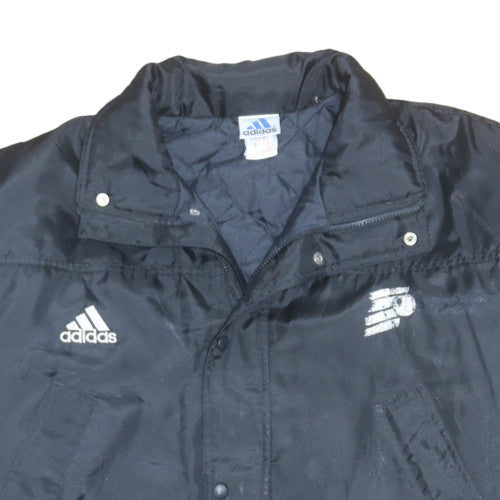 Adidas Men's Black XL Long Parka Coat Winter Insulated Sports Jacket
