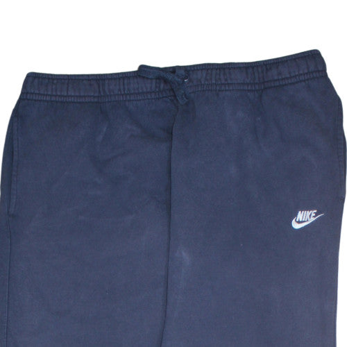 Nike Men Blue Fleece Sweatpants XL Regular Fit Casual Trousers