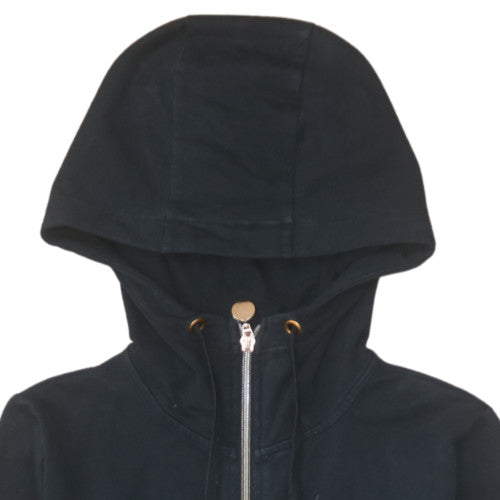 Emporio Armani EA7 Womens Black XS Full Zip Hoodie Sweatshirt
