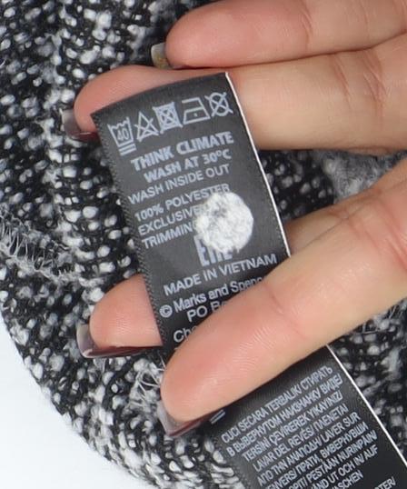 Marks and Spencer Women’s Grey Long Knit Coatigan Size 10 Open Front