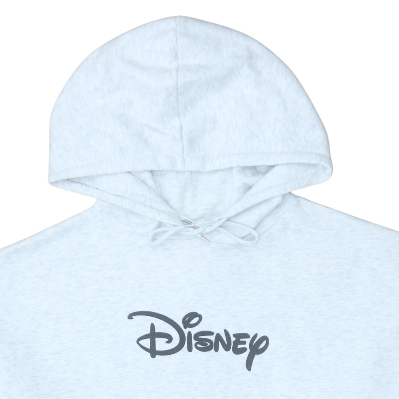 Disney Women's Light Grey 2XL Pullover Hoodie with Logo Print