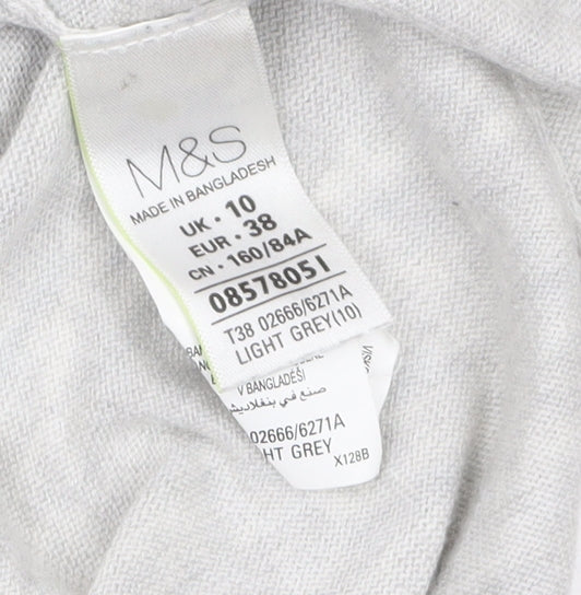 Marks and Spencer Women’s Grey Longline Knit Cardigan Size 10