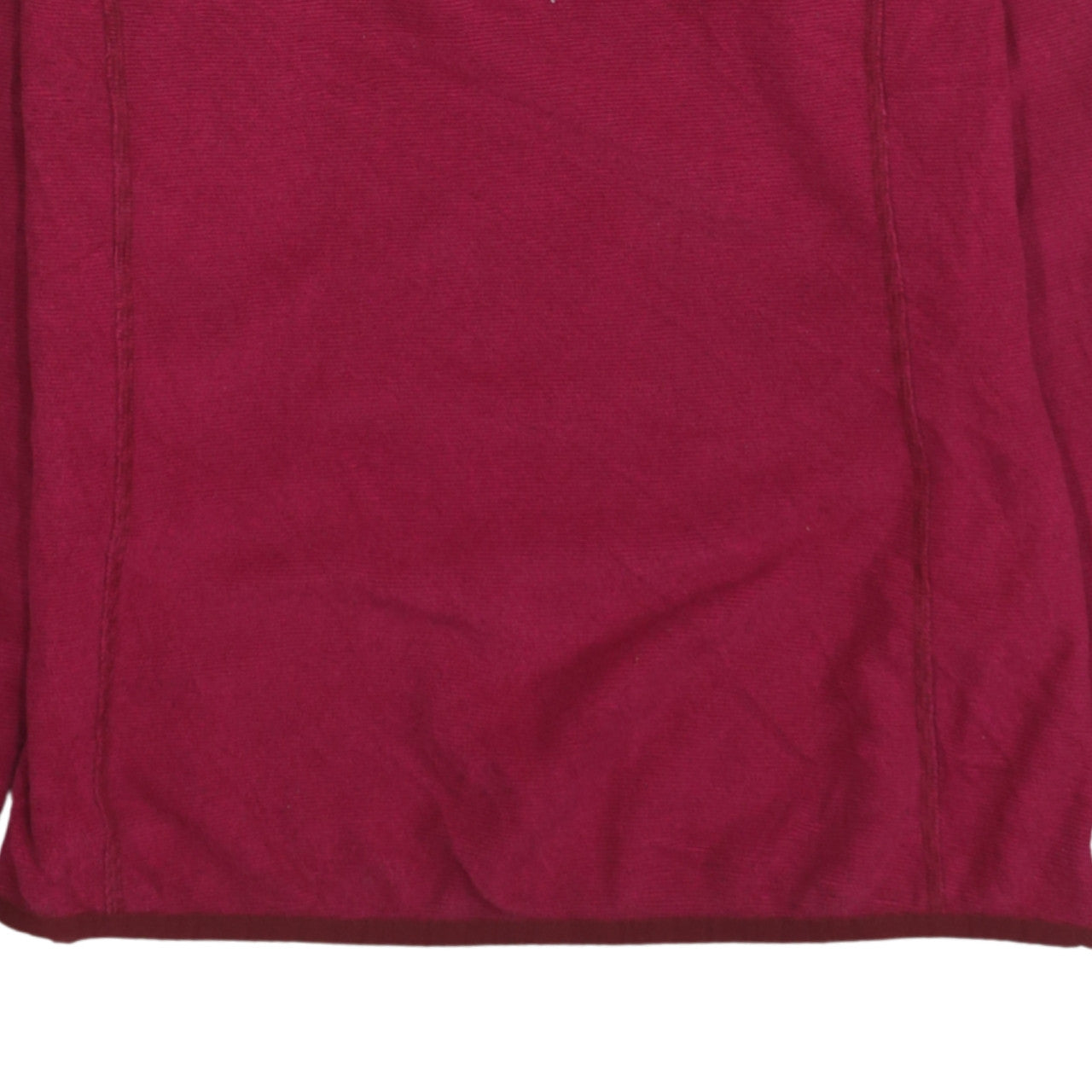 The North Face Women's Red Fleece 1/4 Zip Pullover Jacket Size M