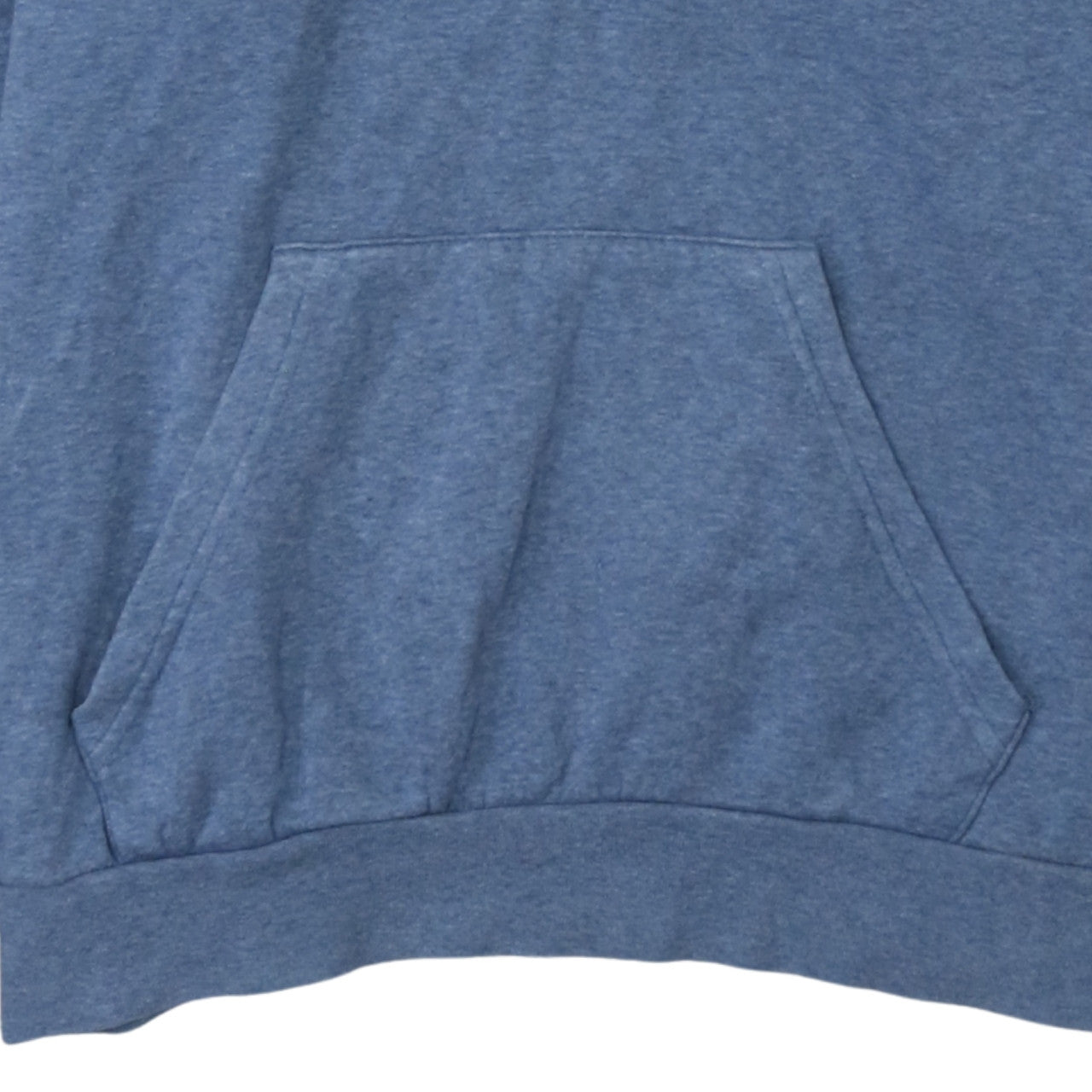 Adidas Men Blue Pullover Hoodie Small Logo Fleece Sportswear