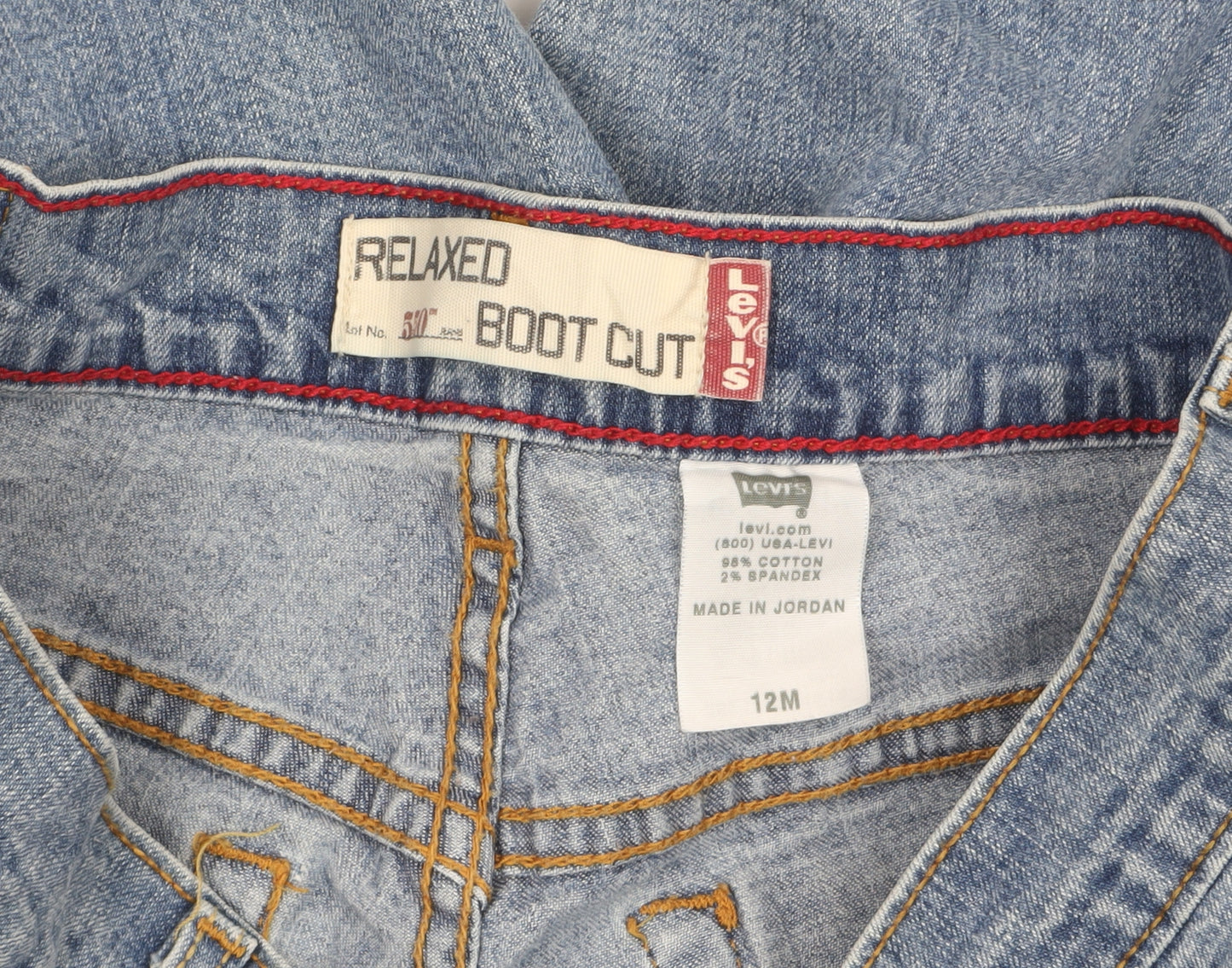 Levi's Women's Blue Bootcut Relaxed Fit Jeans Size 12M