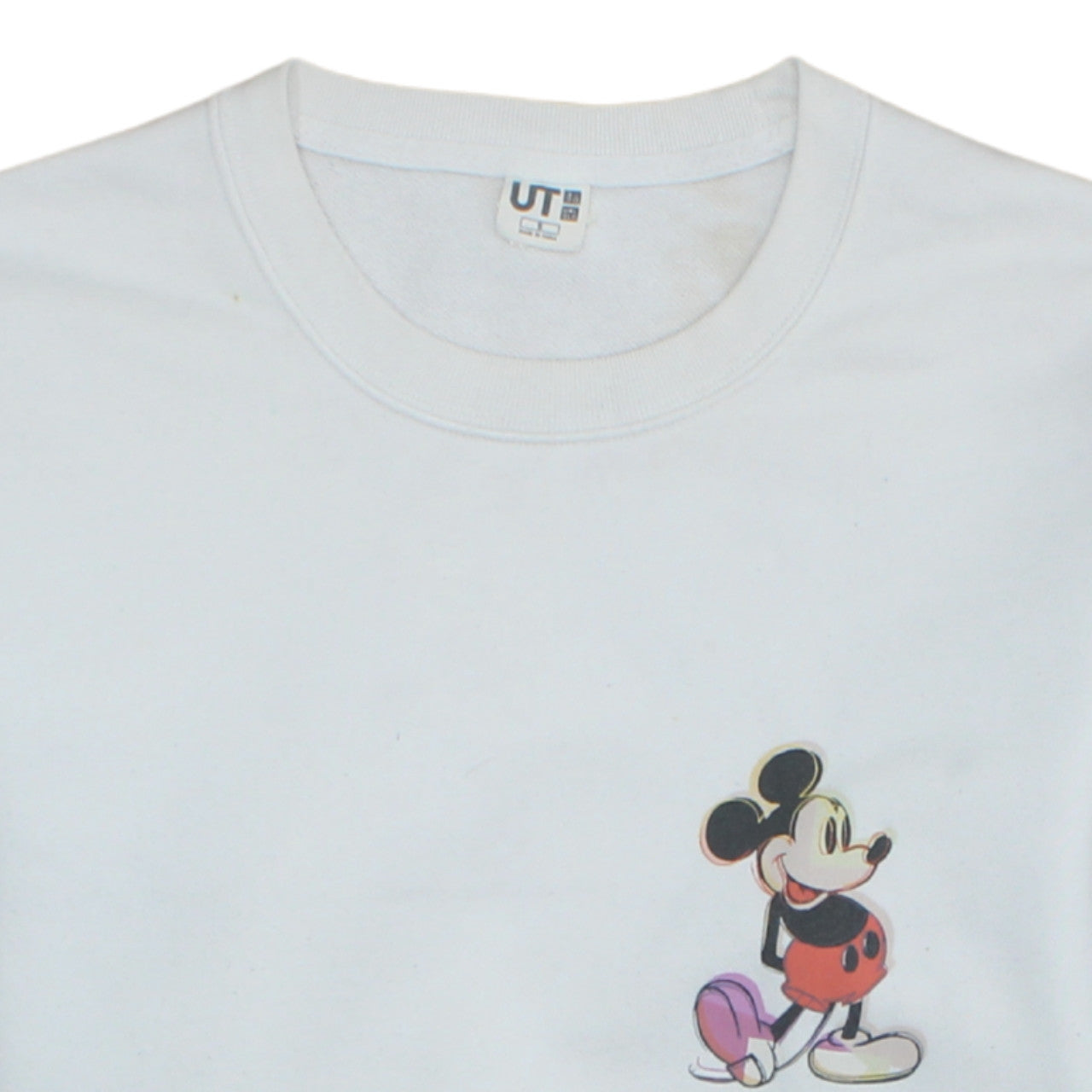 Uniqlo UT Disney Women's White Mickey Sweatshirt Size S