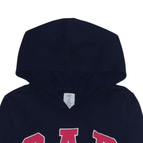GAP Kids Girls Navy Blue Pullover Hoodie XXL (14-16) Cotton Blend