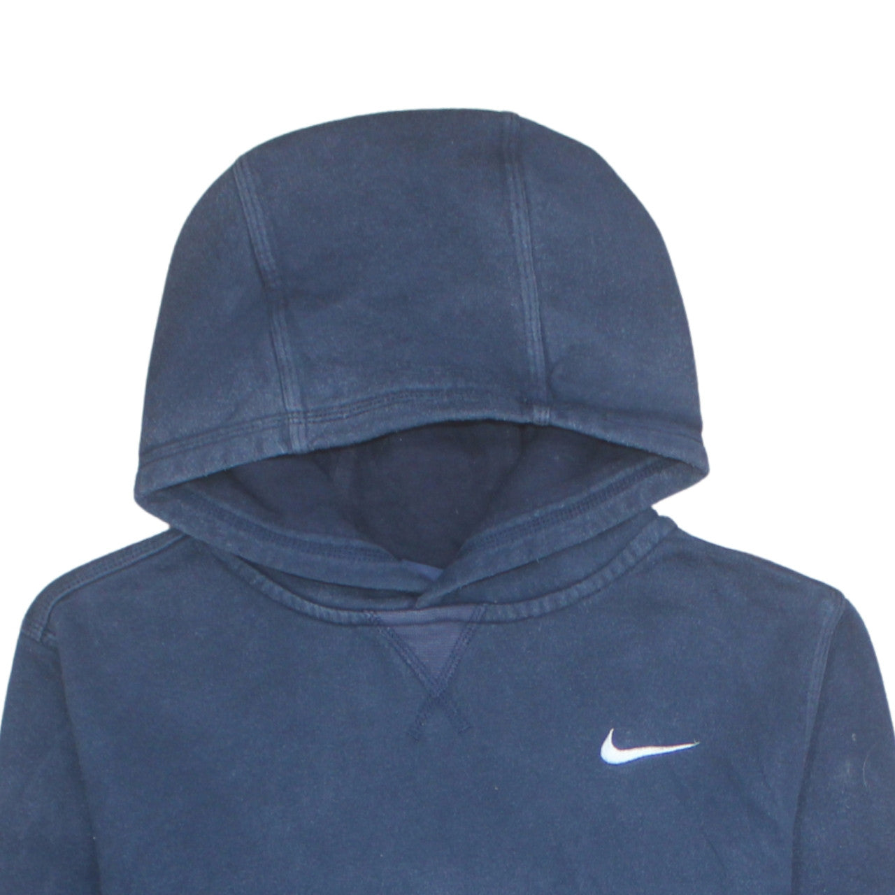 Nike Boys Navy Pullover Hoodie XL 13-15 Years Cotton Blend Logo Sweatshirt