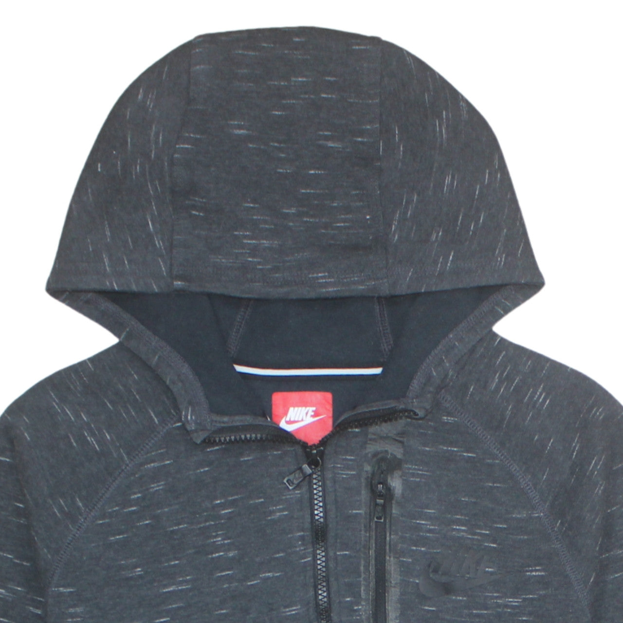 Nike Boys Black Full Zip Hoodie XL 13-15 Years Hooded Sweatshirt
