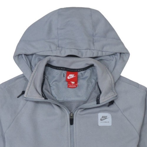 Nike Mens Grey Full Zip Air Max Hoodie Size M Regular Fit