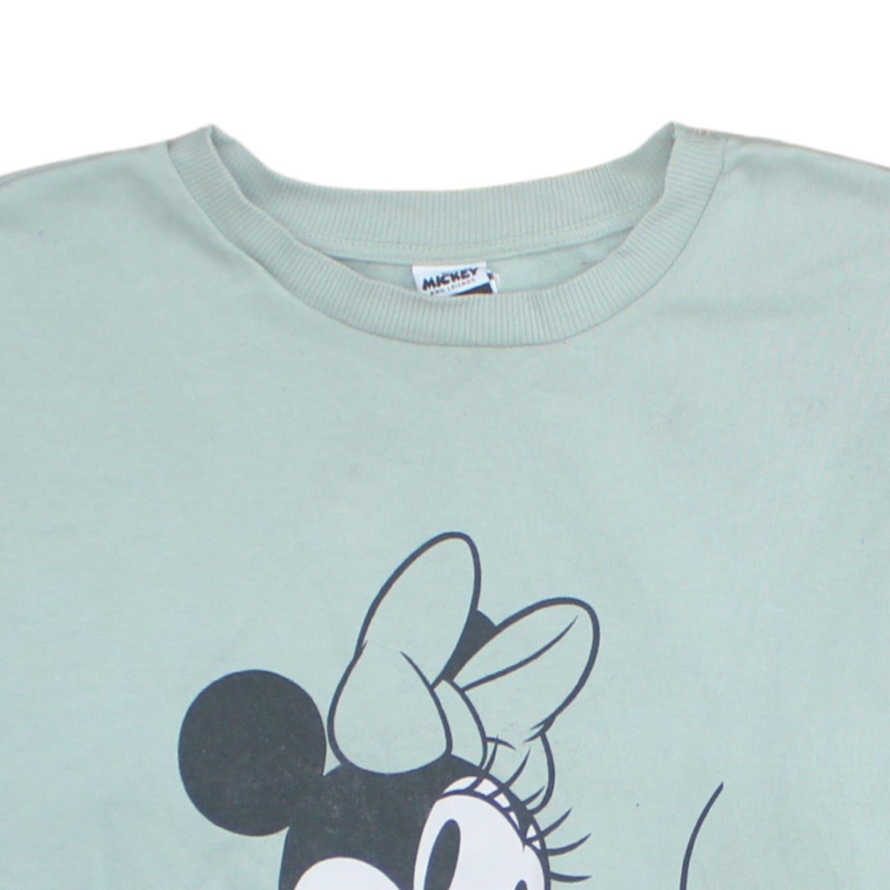 George Women Green Minnie Mouse Graphic Pullover Sweatshirt Size 16-18