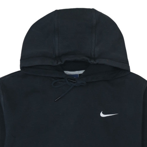 Nike Men's Black Pullover Hoodie Large Cotton Blend Fleece