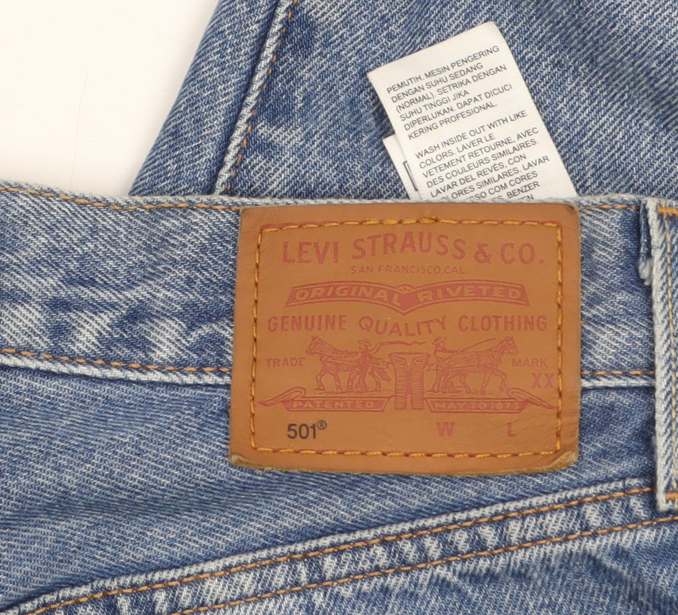 Levi's 501 Women's Blue High Rise Straight Jeans Size 4