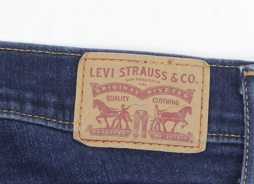 Levi's Women Blue 720 High Rise Super Skinny Stretch Jeans Size 33