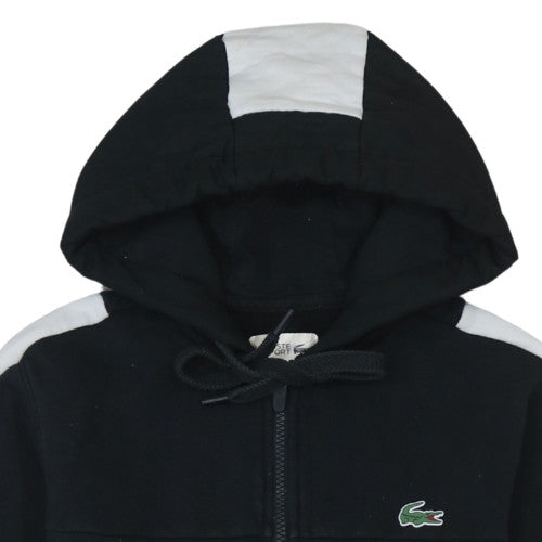 Lacoste Sport Men's Black XS Full Zip Hoodie with Logo
