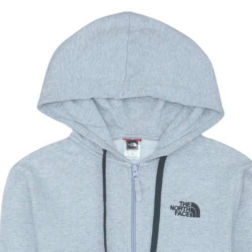 The North Face Men's Grey Full Zip Hoodie S Hooded Sweatshirt