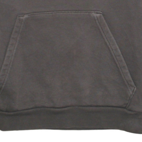 Adidas Men's Brown XS Pullover Hoodie with Logo and Kangaroo Pouch