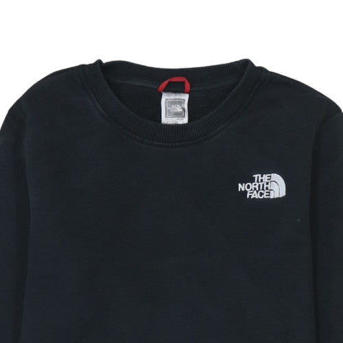 The North Face Boys Black Cotton Crew Neck Pullover Sweatshirt 14-16 Years