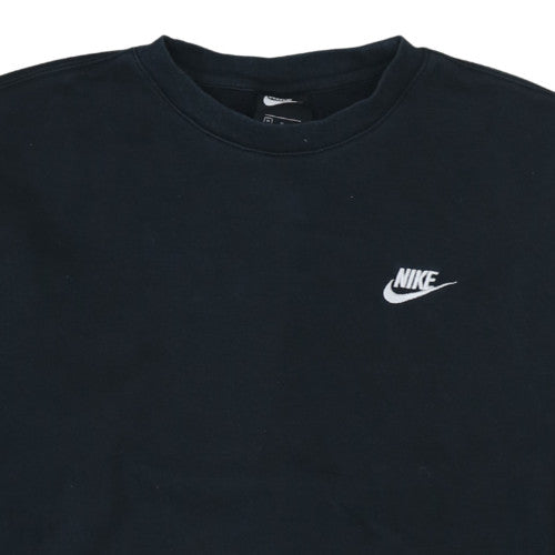 Nike Men's Black Crew Neck Pullover Sweatshirt Size M