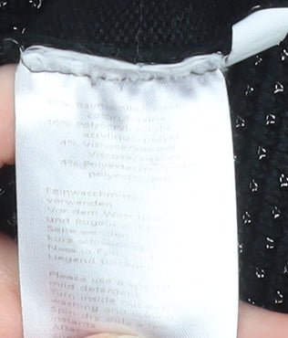 Gollehaug Womens Black Size 10 Knit Pullover Jumper