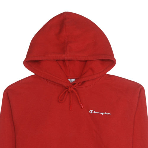 Champion Women's Red Pullover Hoodie Medium Fleece Casual Sweatshirt