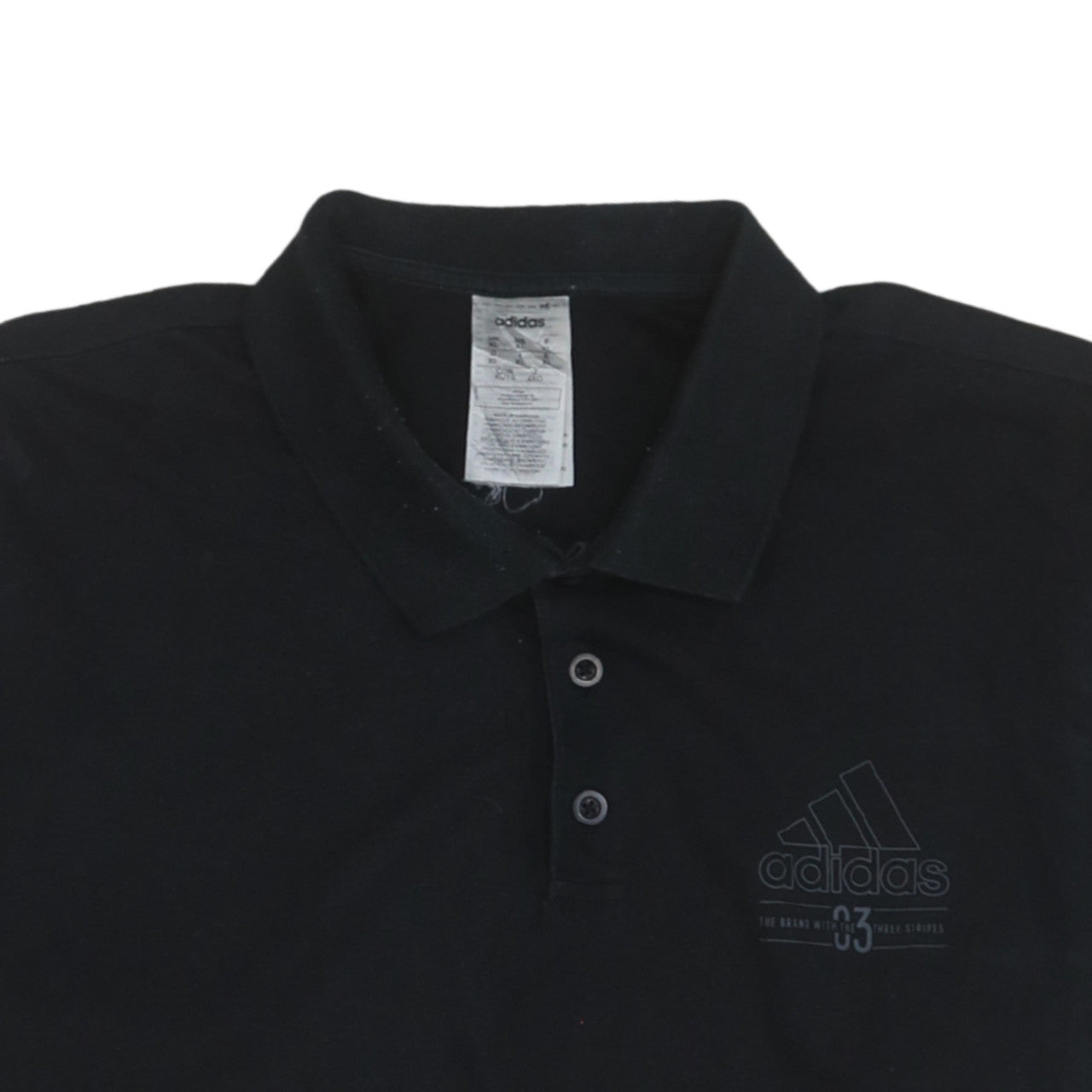Adidas Men's Black XL Short Sleeve Polo Shirt Classic Fit