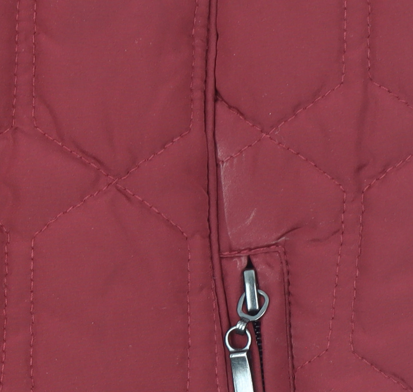 Grenouille Women's Red Quilted Lined Sleeveless Waistcoat Size 10