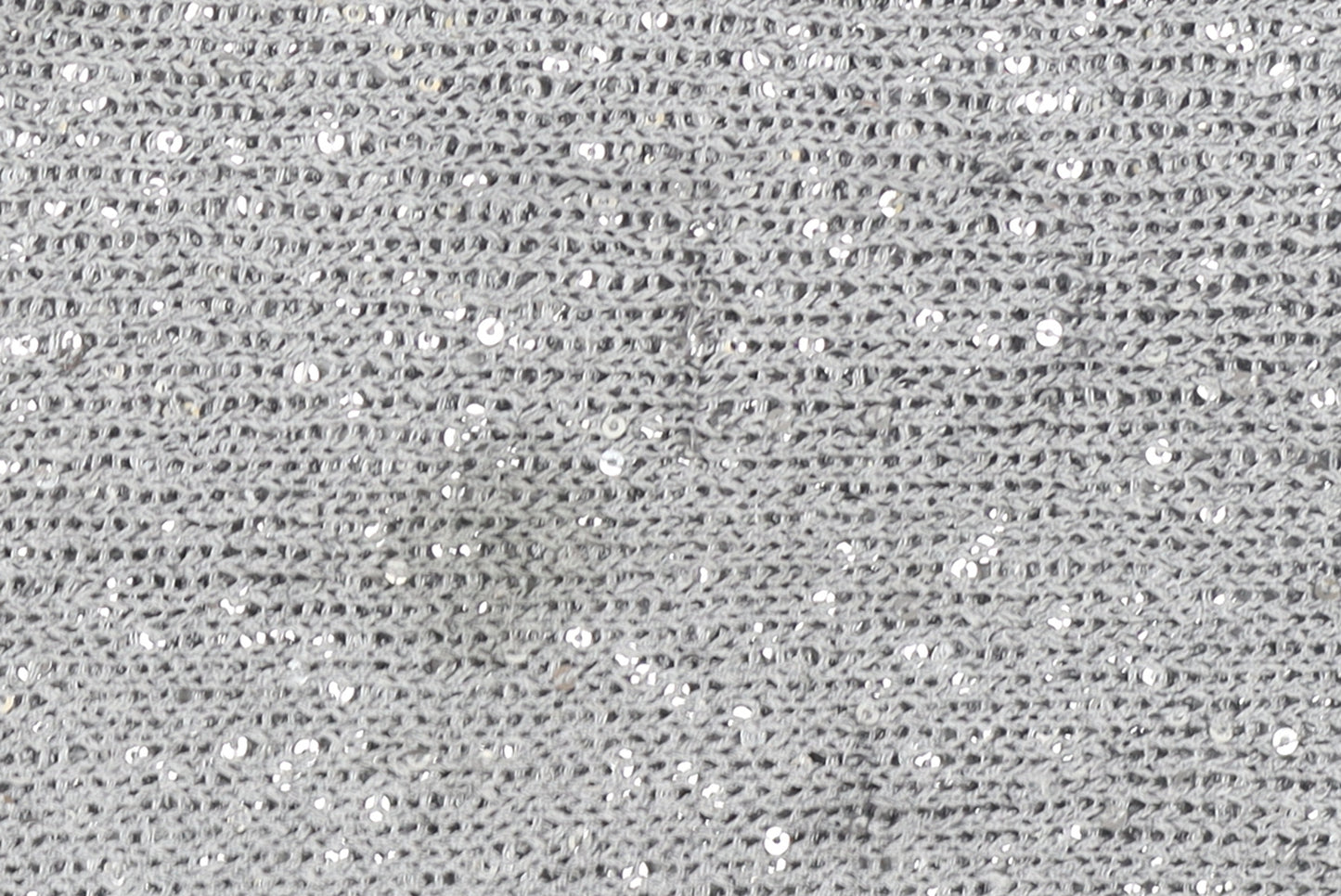 Alice Collins Women Silver Sequin Knit Cape Jumper Size 10